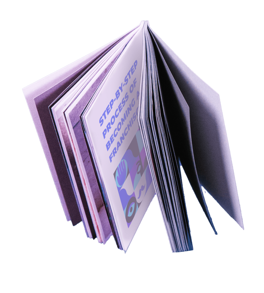 Franchising Secrets ebook cover open